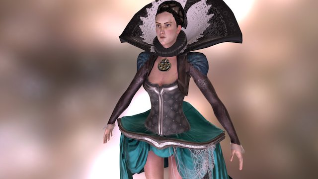 Countess Elizabeth Báthory 3D Model