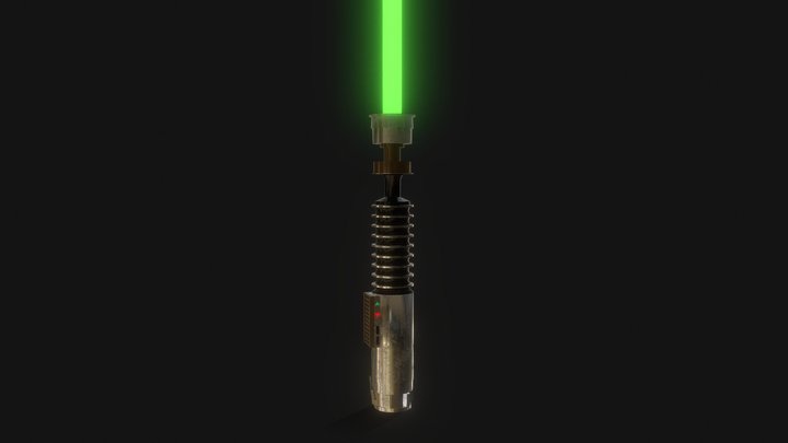 Luke's lightsaber 3D Model