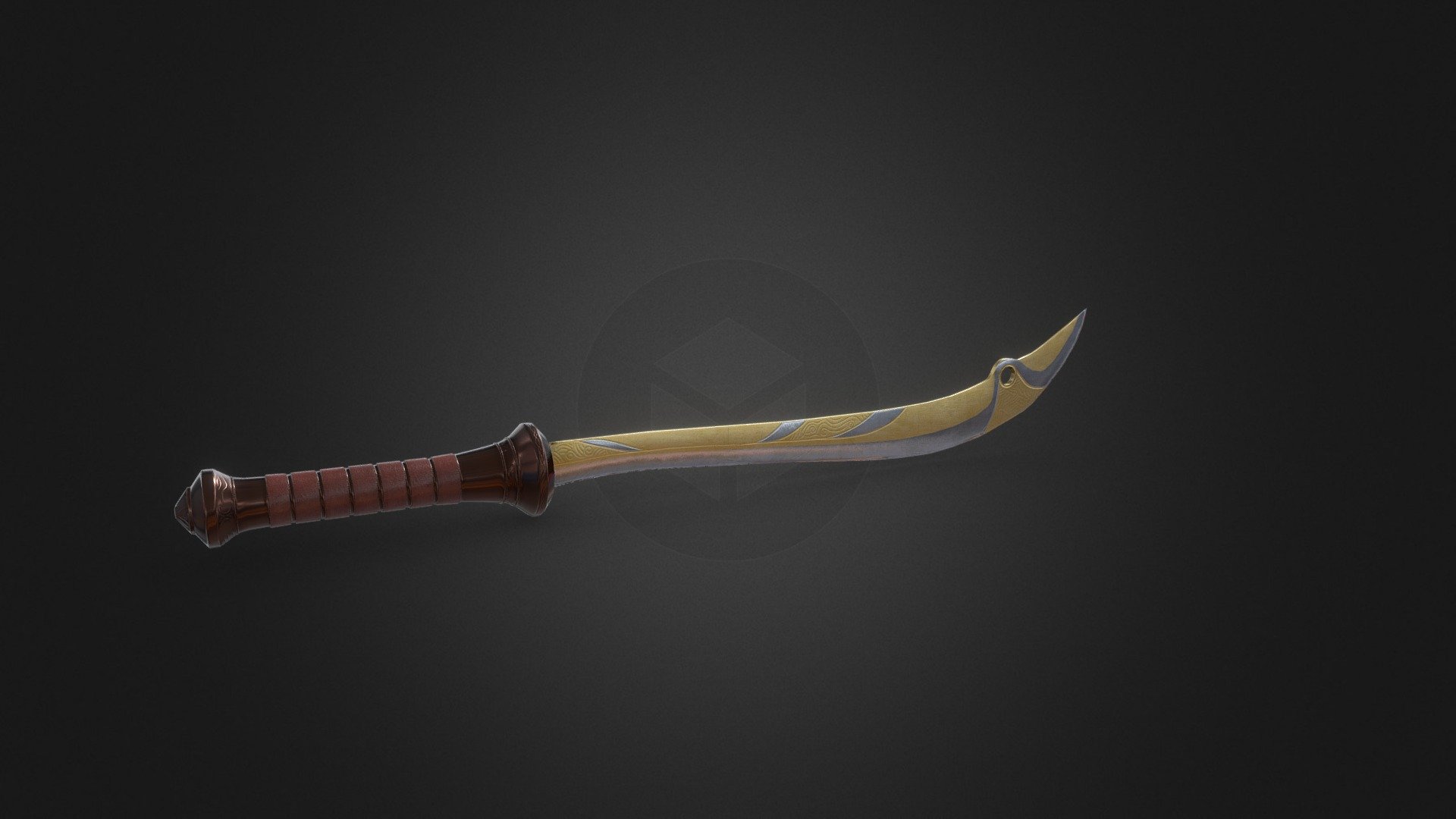 Old Knife Low Poly