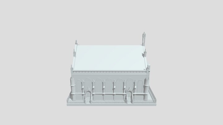 St Luke's Church Berwick Street Model 3D Model