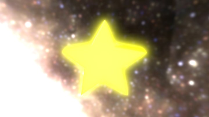 Falling Star fanart from terraria 3D Model