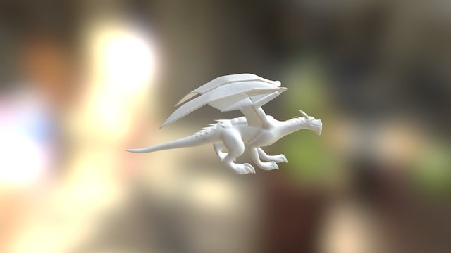 Storm Dragon 3D Model