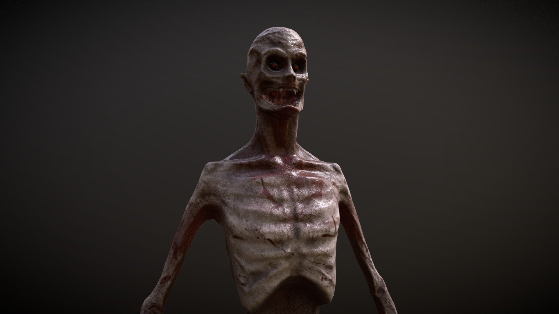 Horror Creature — Sketchfab embed 3D viewer
