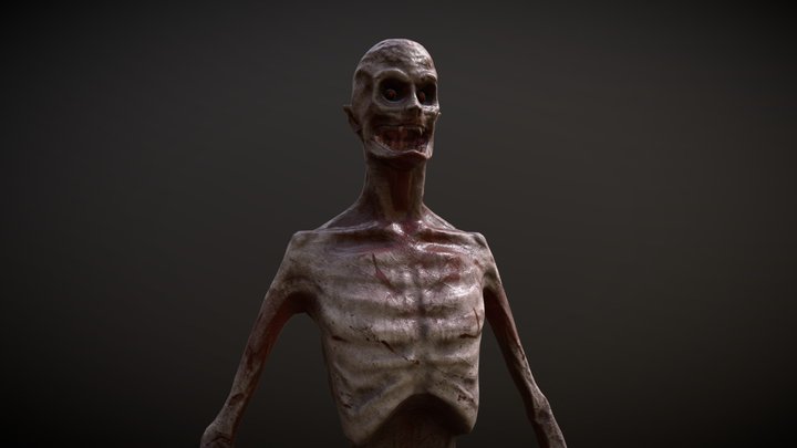 Horror Creature 3D Model