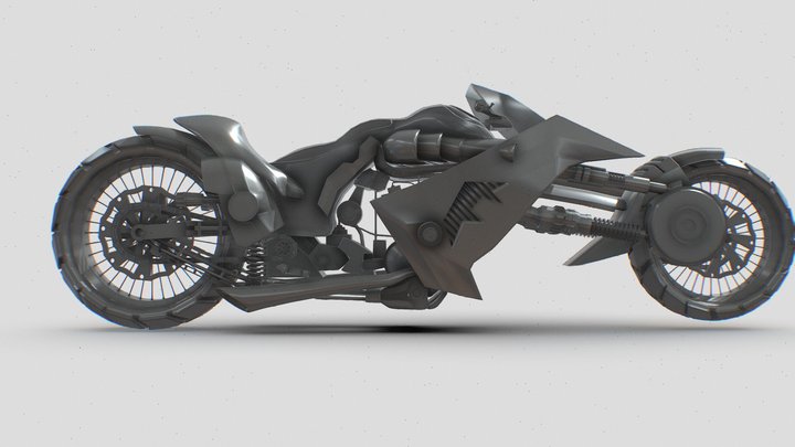 Concept Bike model 3D Model