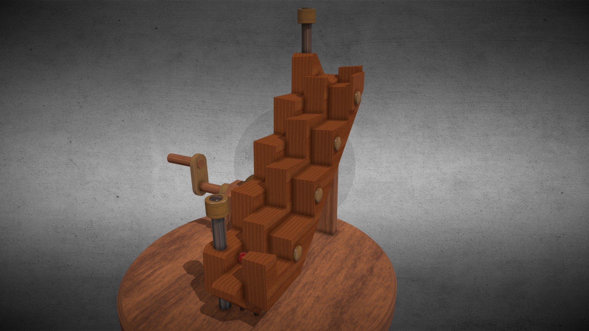 Marble Machine Elevator Wooden Toy