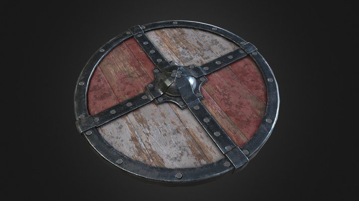 Viking Shield 3D Model