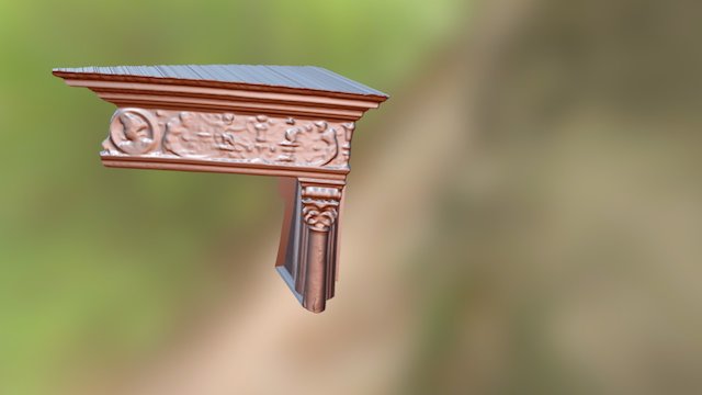 Wakehurst Ballroom Fireplace 3D Model