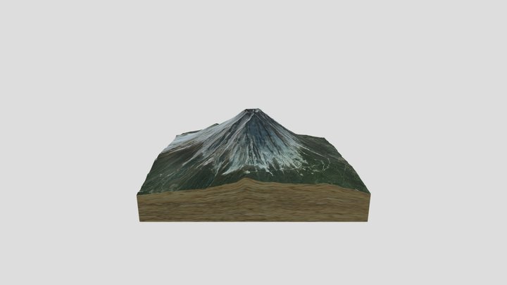 Mount Fuji Free 3d Model Download 3D Model