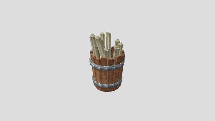 Barrel/ Barríl 3D Model