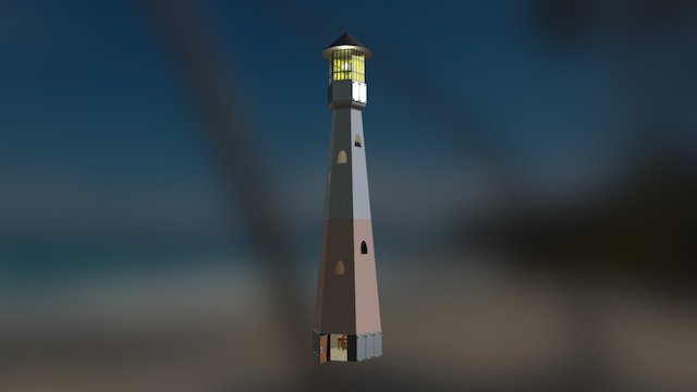 Arthur e Nicole - To The Moon Lighthouse 3D Model