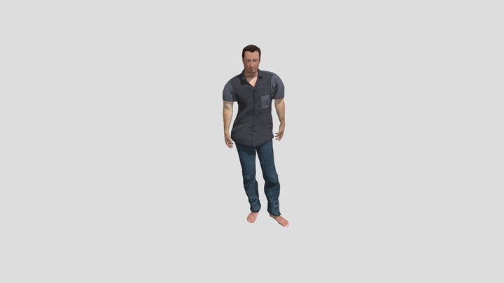 Silly Animation 3D Model