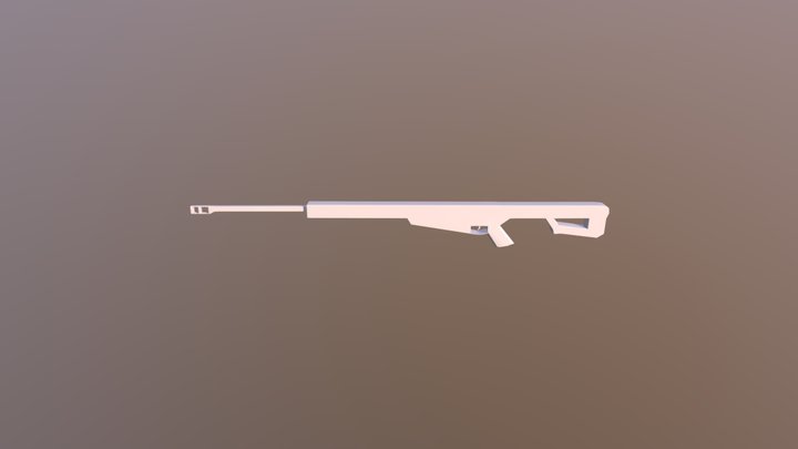 Sniper Rifle (WIP) 3D Model
