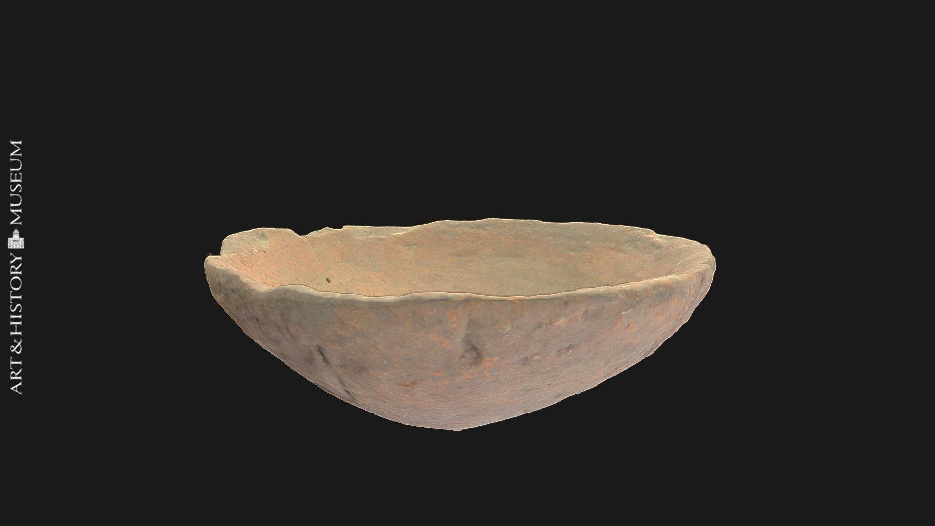 Bowl with conical base and flaring rim