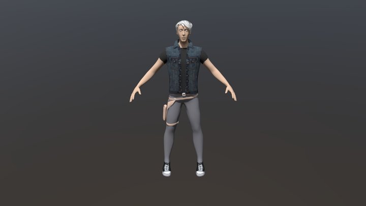 Parz Texture Vest/Shoes 3D Model