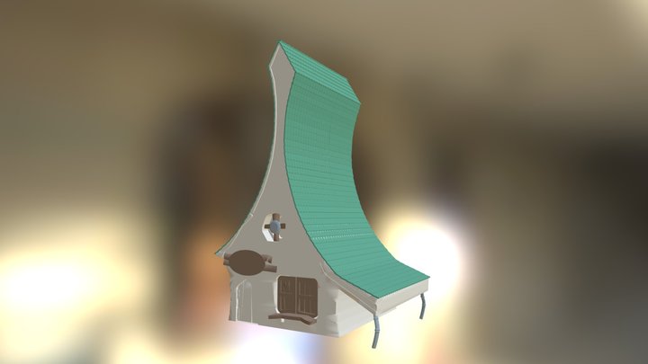 Fantasy House 3D Model