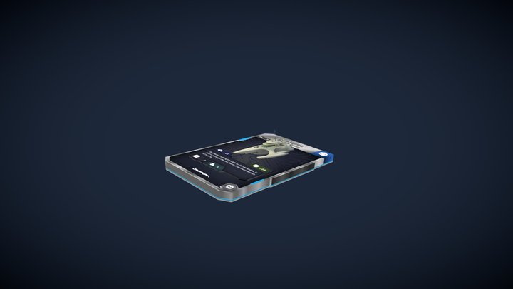 NFT card Short Animation: Tech EAS v2 3D Model