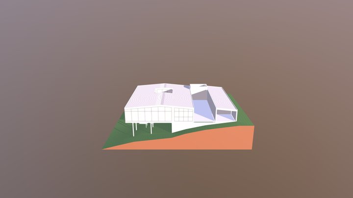 A+ Casa+de+ Vidro+-+ Lina+ Bo+ Bardi 3D Model