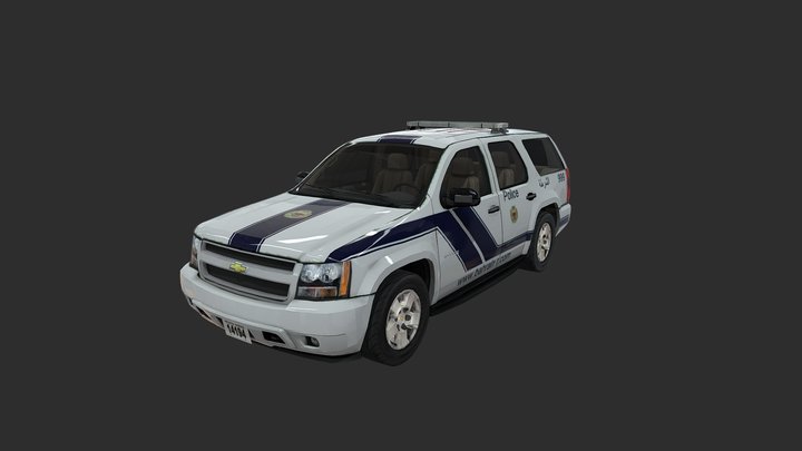 car tahoe police – Kostenloses 3D-Modell STL