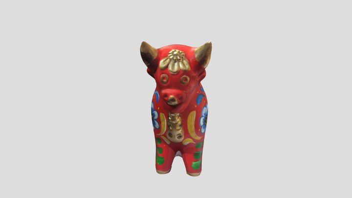 Torito Rojo 3D Model