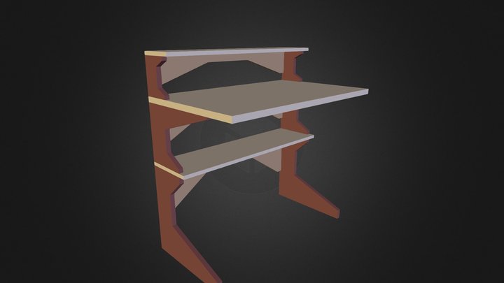 Desk 2 - Rotated 3D Model