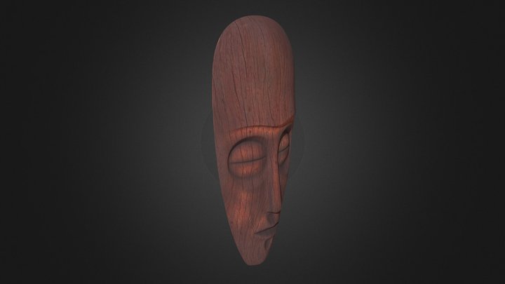 African Mask 1 3D Model