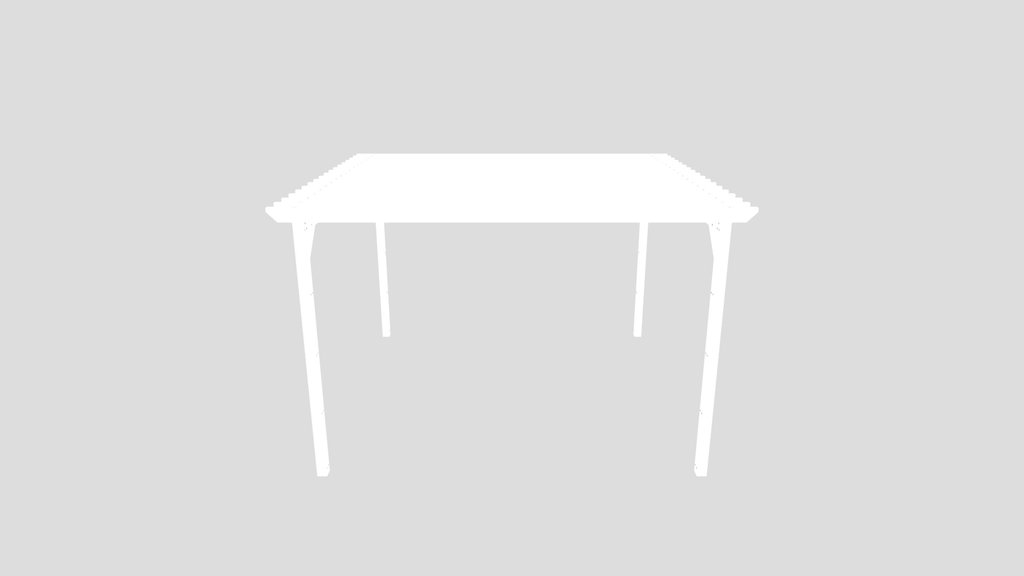 Simple Wooden Pergola