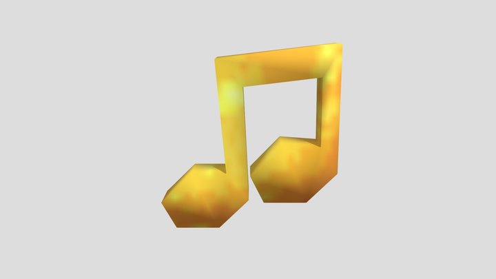 Musical Note (Banjo-Tooie) 3D Model
