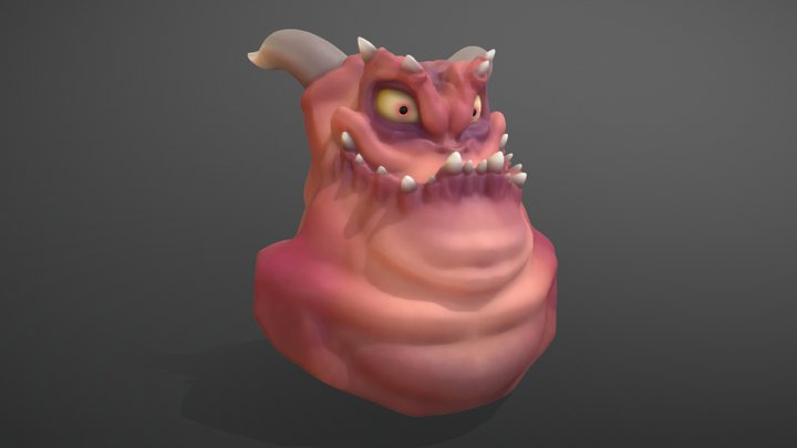 creature bust 3D Model