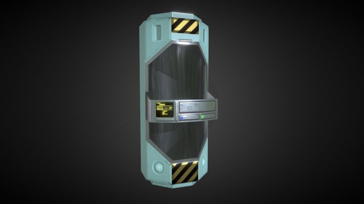 Cryo Tube 3D Model