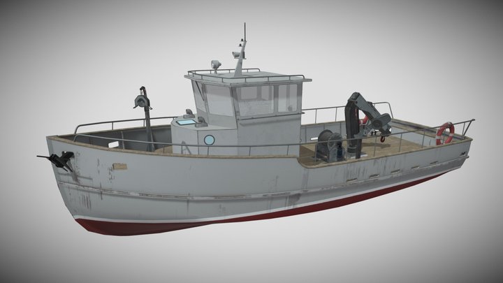 Fishing-boat 3D models - Sketchfab