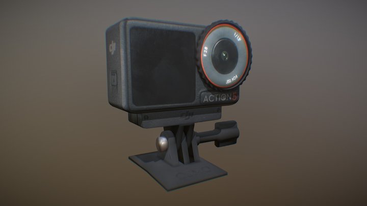 DJI Osmo Action 5 Pro 3D Model