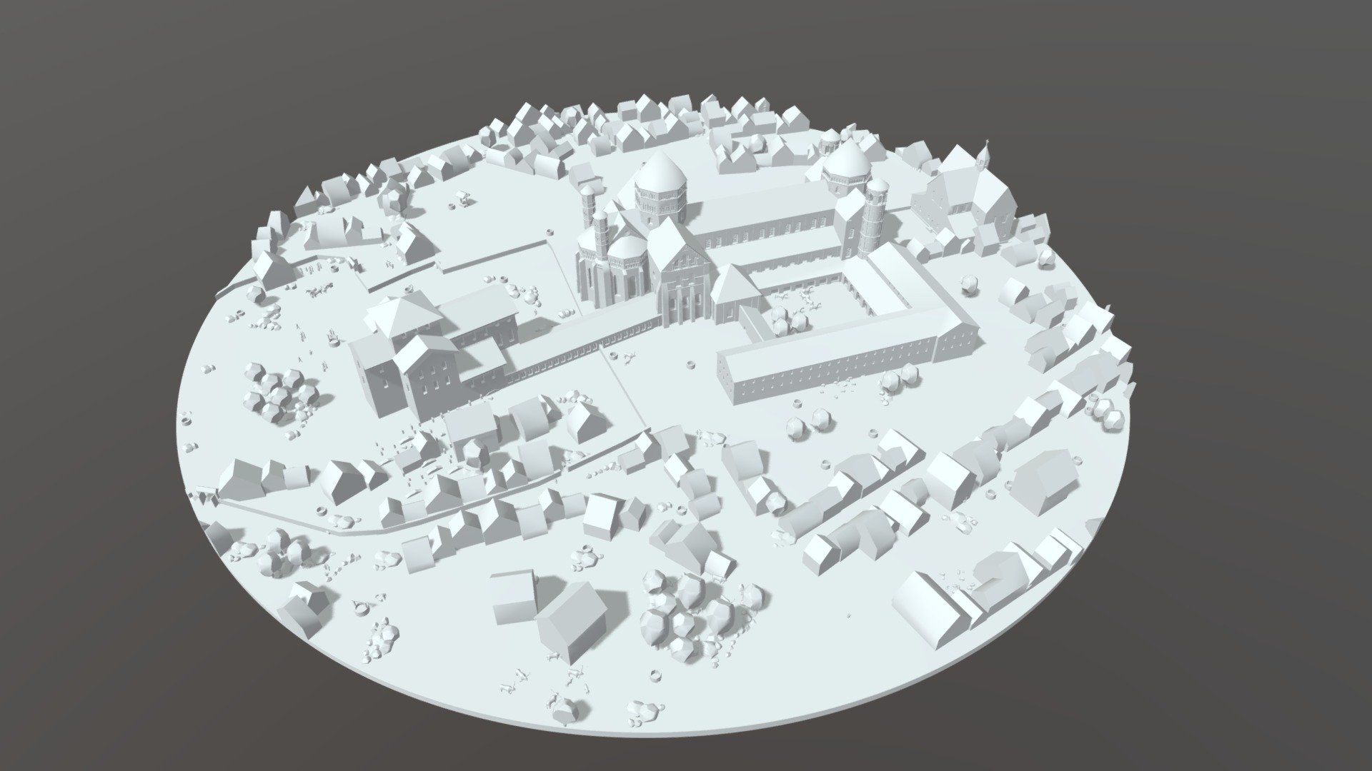 Dom area, c. 1200, 1. Version - 3D model by AI MAINZ (@AI_MAINZ ...