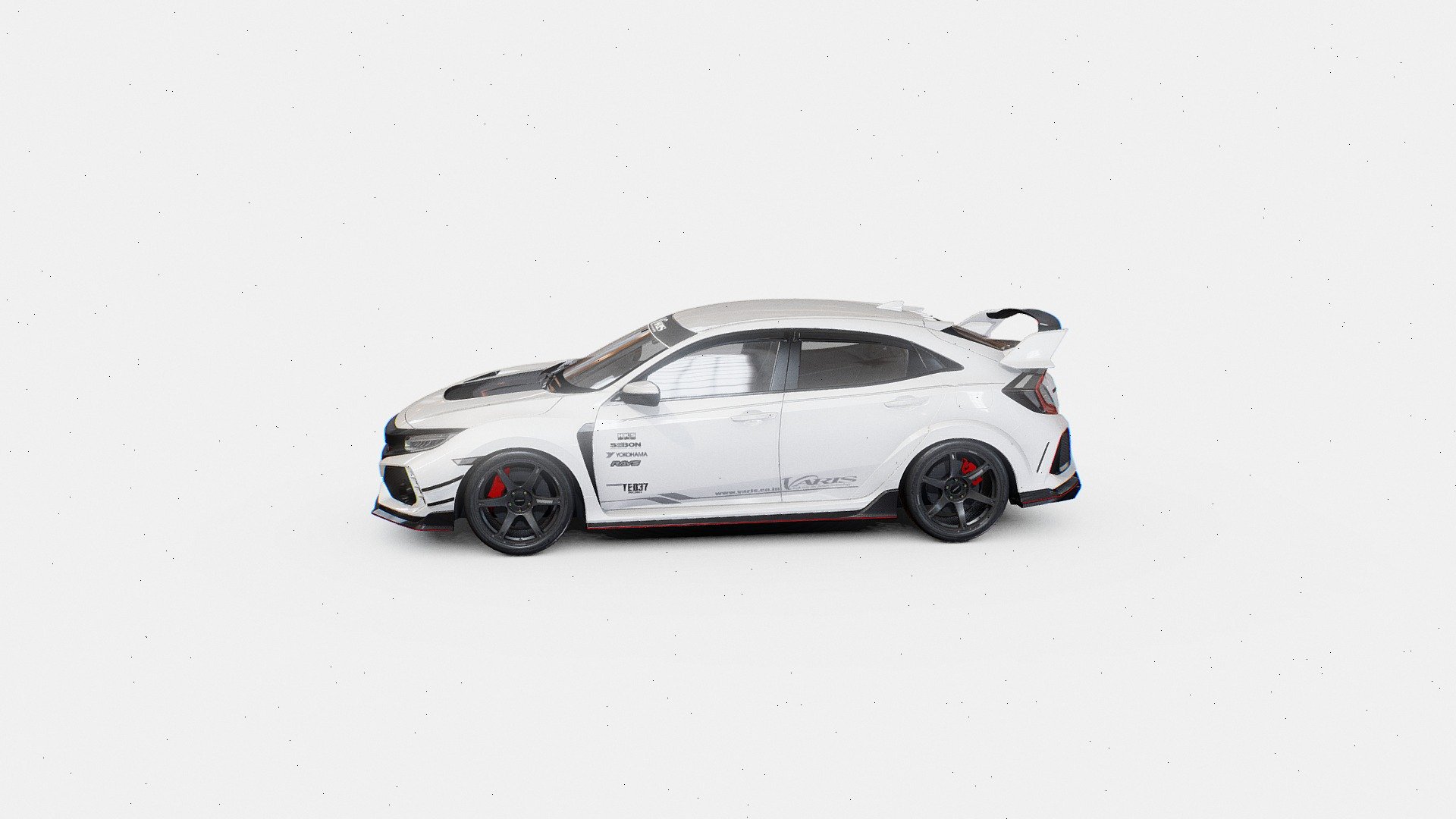 Honda Civic TypeR FK8 Vaho 2018 | www.vecarz.com — Sketchfab embed 3D viewer