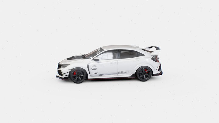 Honda Civic TypeR FK8 Vaho 2018 | www.vecarz.com – Modelo 3D gratuito STL