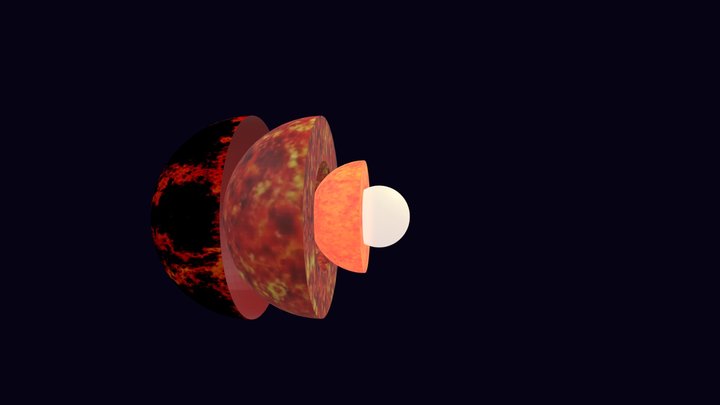 Planetary Differentiation 3D Model