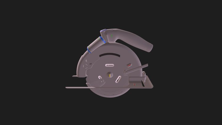 Dennis Circular Saw 3D Model