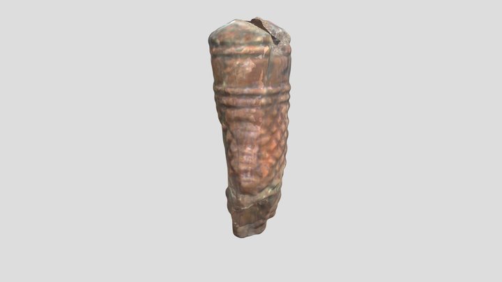 Carved Handle zipped 3D Model