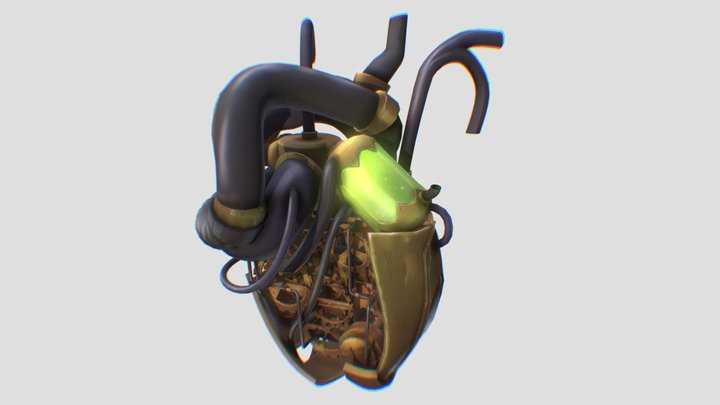 STEAMPUNK HEART 3D Model