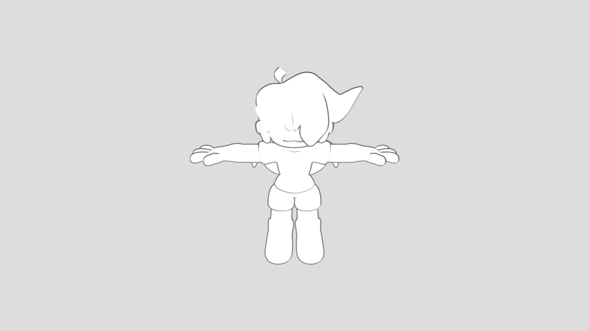 Nusky-fnf Modelo 3D