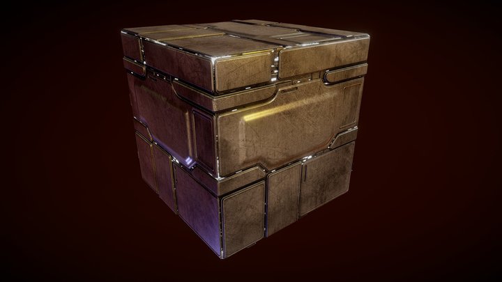 Substance Material: DarkMetal_Panels – Modello 3D gratuito STL