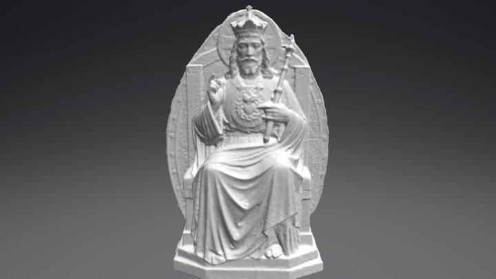 Heilig Hart Jezus 3D Model