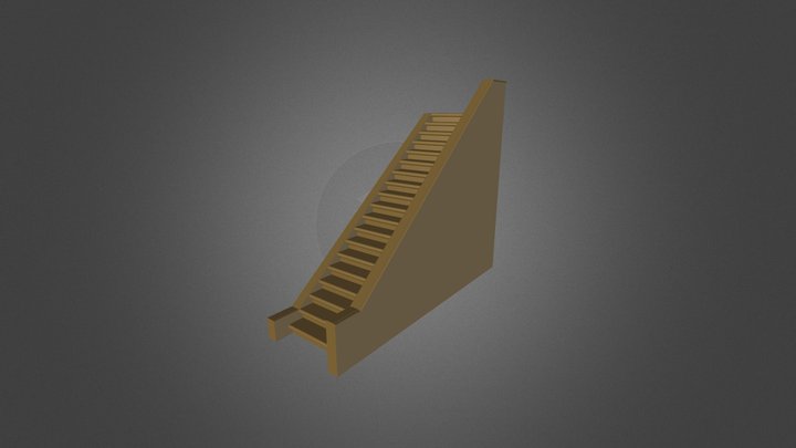 Just Stairs 3D Model