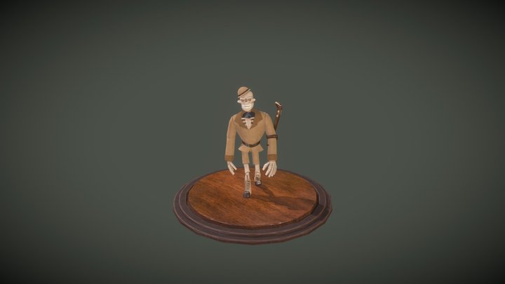 Adventurer Skeleton 3D Model