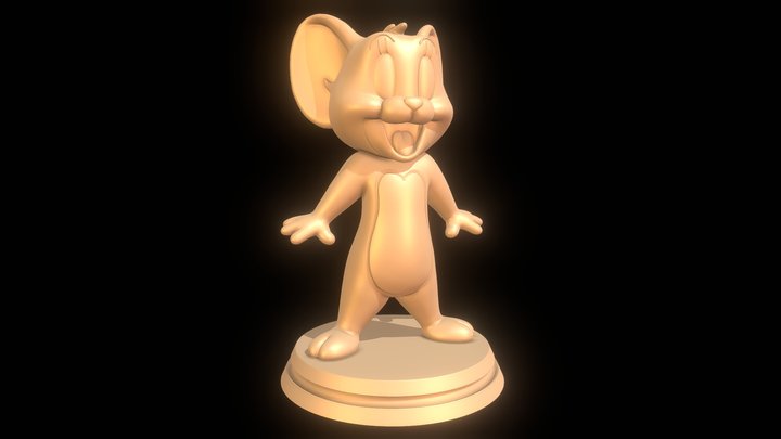 Jerry - Tom and Jerry 3D print model 3D Model