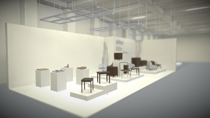exhibition binus - bake 3D Model