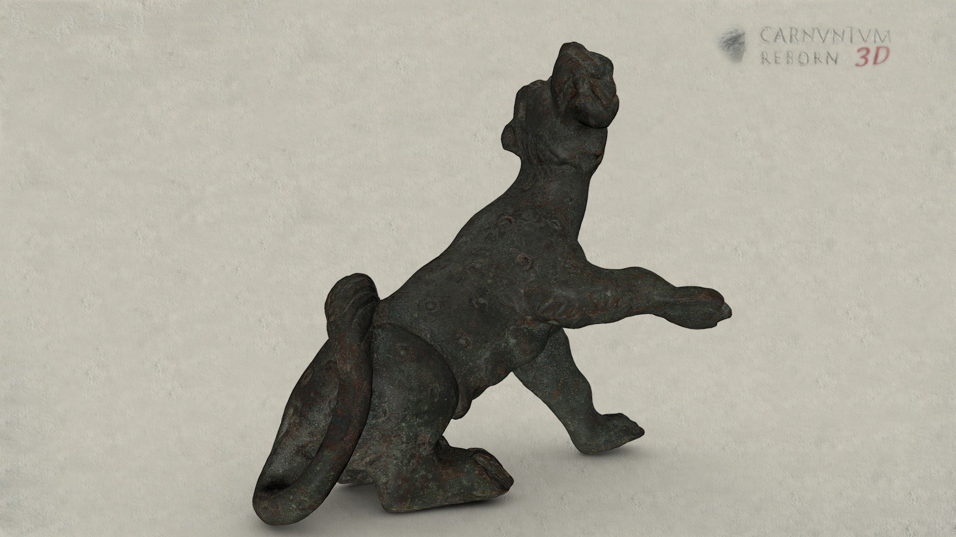Statuette einer Löwin — Sketchfab embed 3D viewer