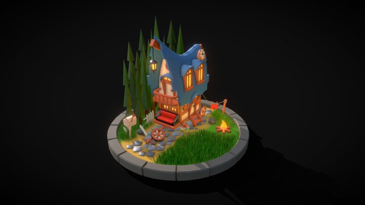 Wagon 3D Model