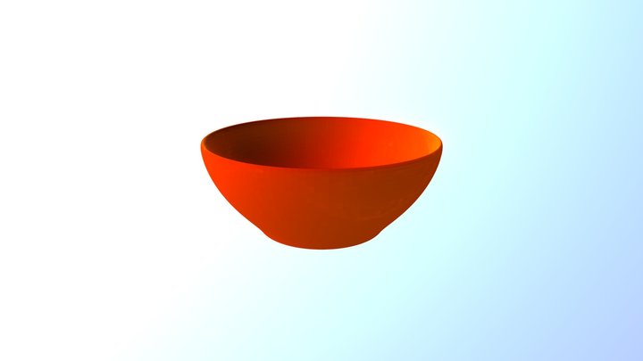 Pretty high-poly bowl 3D Model