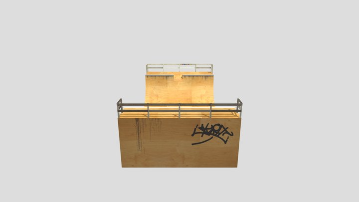 Max Grim Half Pipe 3D Model